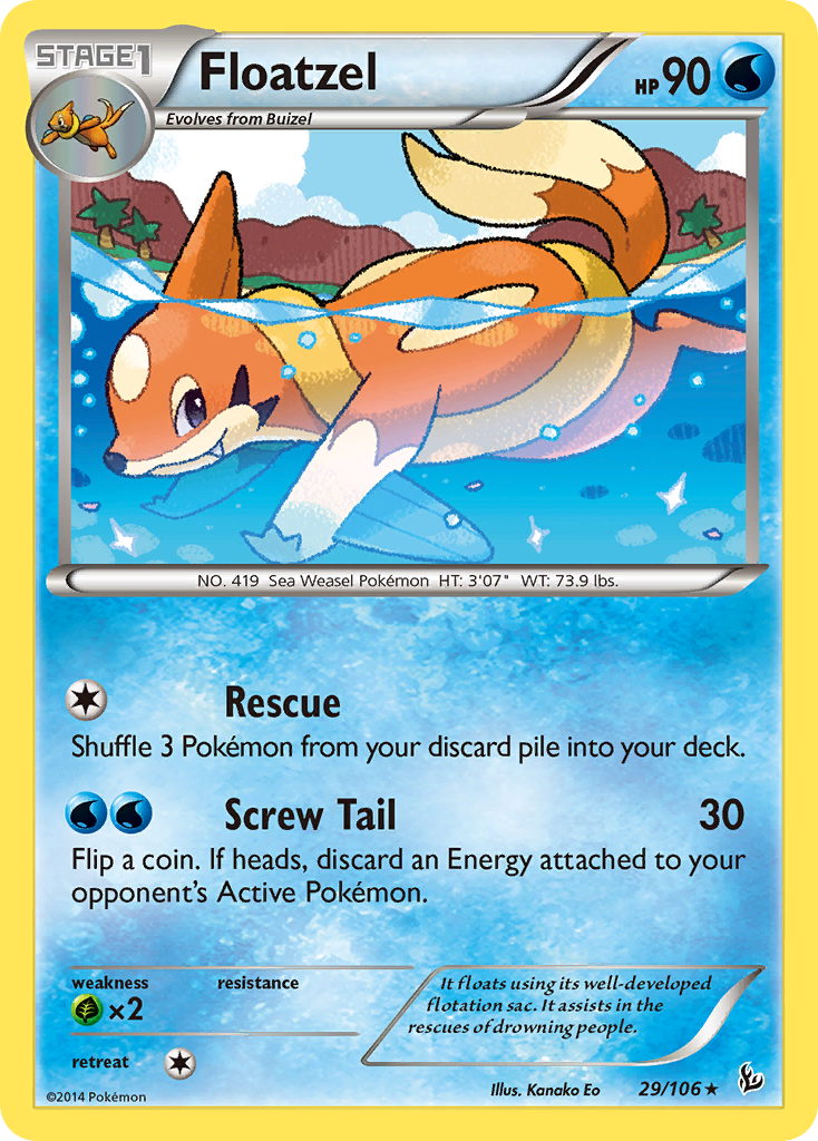 Floatzel (29/106) [XY: Flashfire] | Good Games North