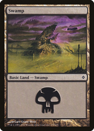 Swamp (170) [New Phyrexia] | Good Games North
