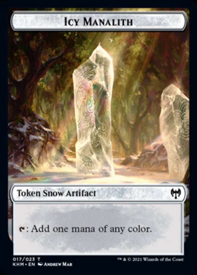 Icy Manalith Token [Kaldheim] | Good Games North