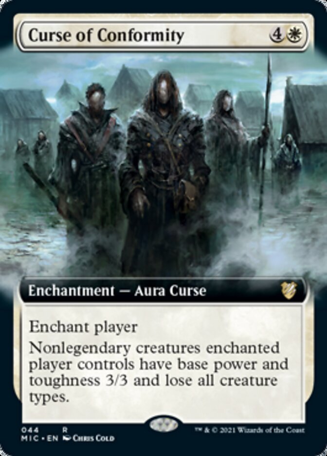 Curse of Conformity (Extended) [Innistrad: Midnight Hunt Commander] | Good Games North