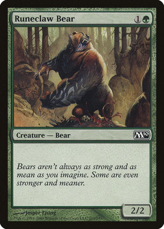 Runeclaw Bear [Magic 2010] | Good Games North