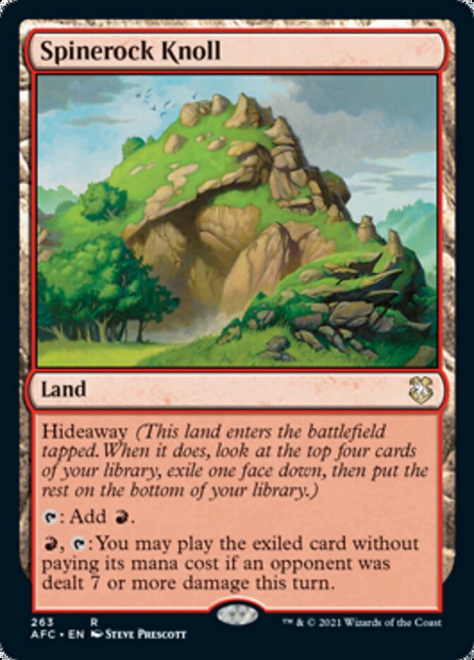 Spinerock Knoll [Dungeons & Dragons: Adventures in the Forgotten Realms Commander] | Good Games North