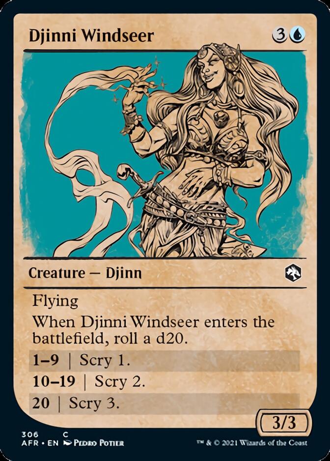 Djinni Windseer (Showcase) [Dungeons & Dragons: Adventures in the Forgotten Realms] | Good Games North