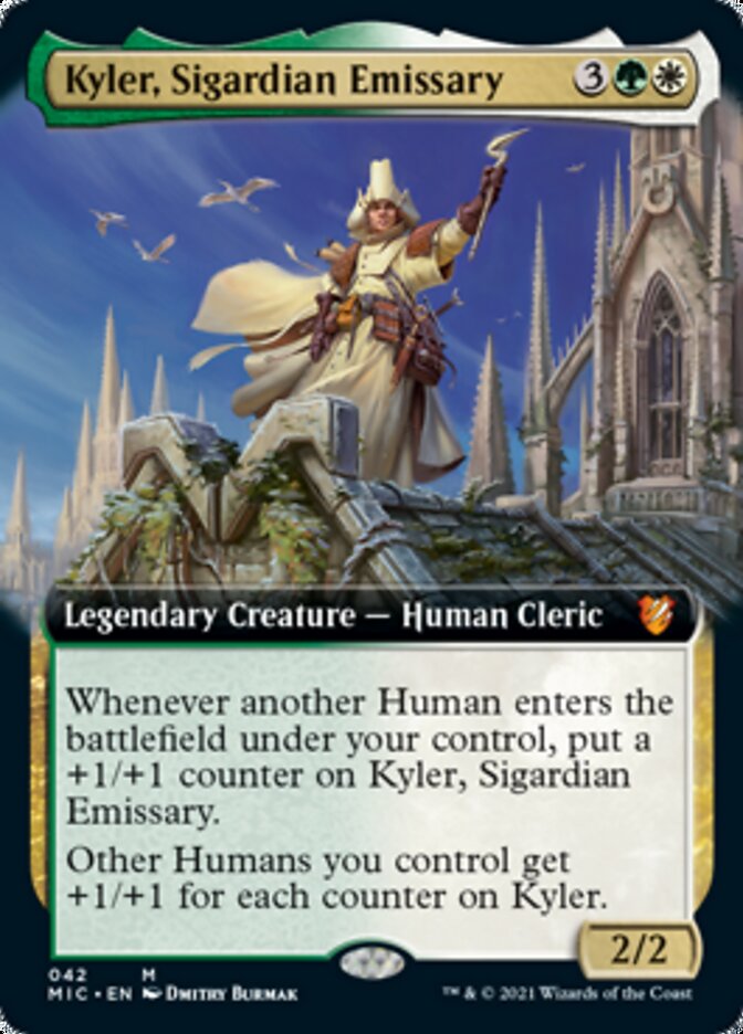 Kyler, Sigardian Emissary (Extended) [Innistrad: Midnight Hunt Commander] | Good Games North