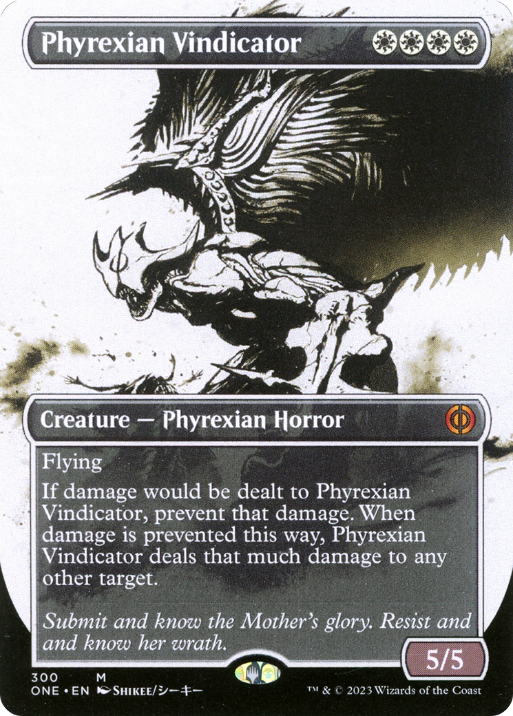 Phyrexian Vindicator (Borderless Ichor) [Phyrexia: All Will Be One] | Good Games North