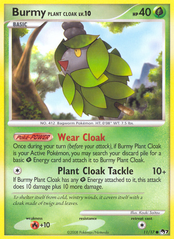 Burmy Plant Cloak (11/17) [POP Series 7] | Good Games North