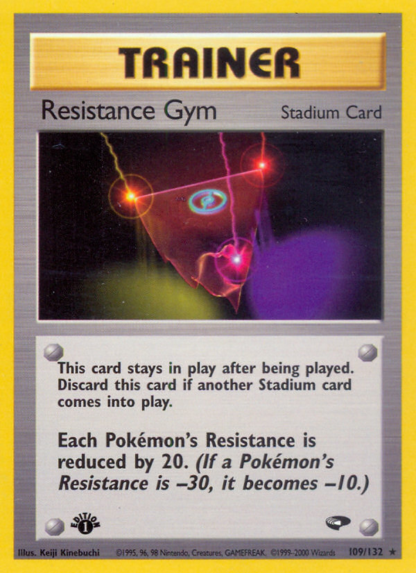Resistance Gym (109/132) [Gym Challenge 1st Edition] | Good Games North