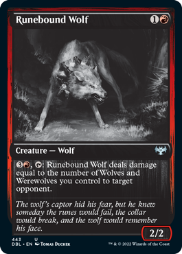 Runebound Wolf [Innistrad: Double Feature] | Good Games North