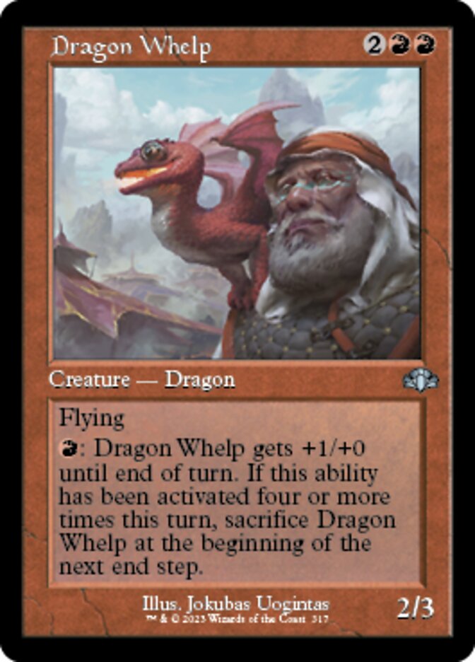 Dragon Whelp (Retro) [Dominaria Remastered] | Good Games North