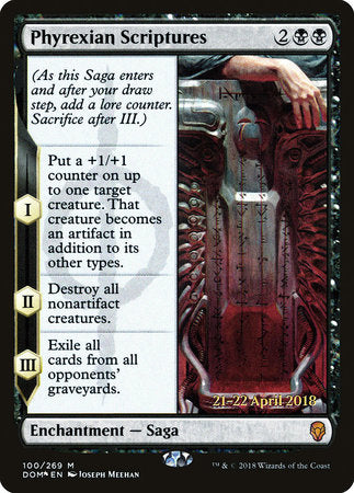 Phyrexian Scriptures [Dominaria Promos] | Good Games North