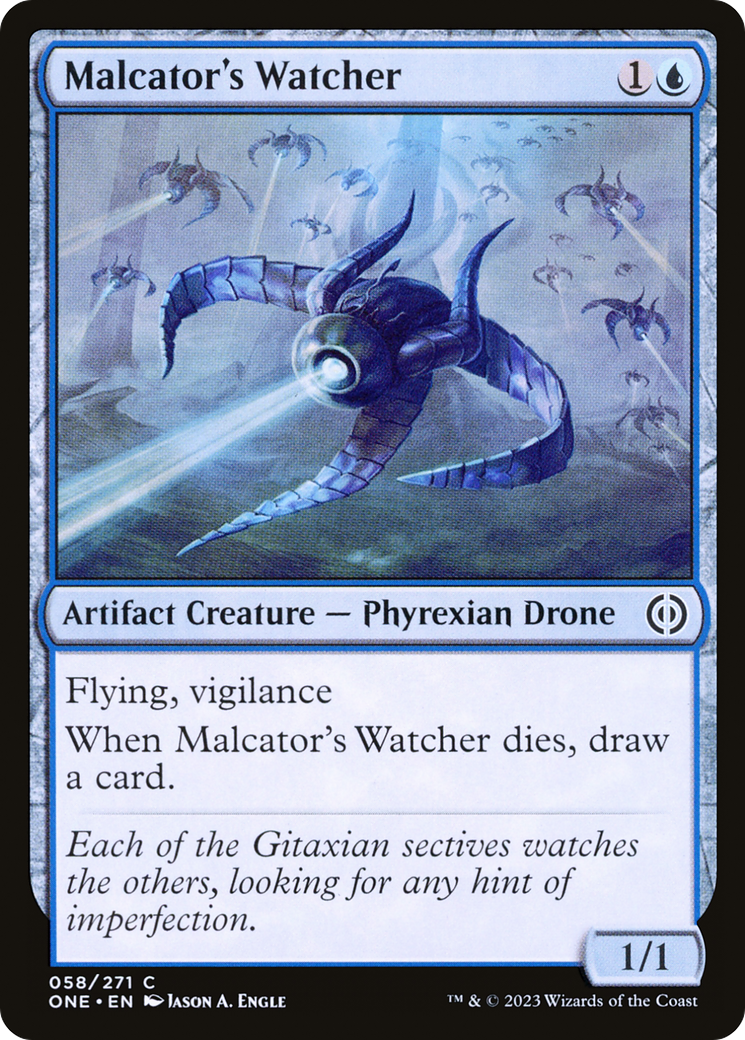 Malcator's Watcher [Phyrexia: All Will Be One] | Good Games North