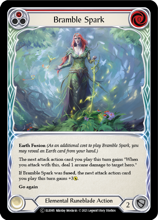 Bramble Spark (Red) [U-ELE085] Unlimited Rainbow Foil | Good Games North