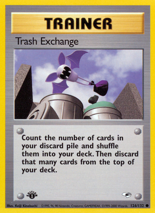 Trash Exchange (126/132) [Gym Heroes 1st Edition] | Good Games North