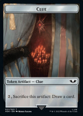 Astartes Warrior // Clue Double-sided Token (Surge Foil) [Universes Beyond: Warhammer 40,000 Tokens] | Good Games North
