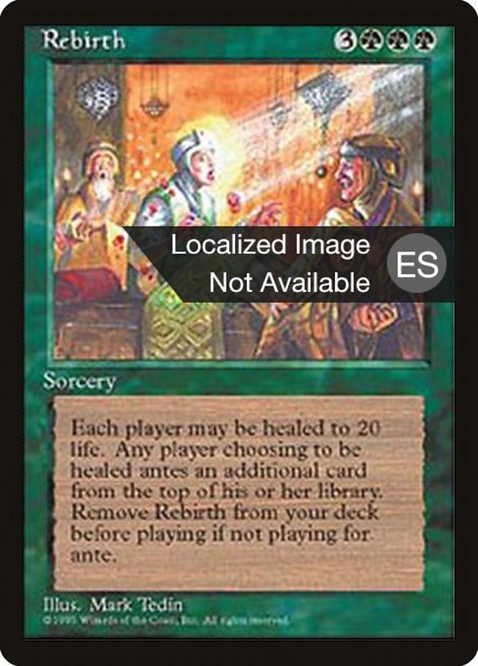 Rebirth [Fourth Edition (Foreign Black Border)] | Good Games North