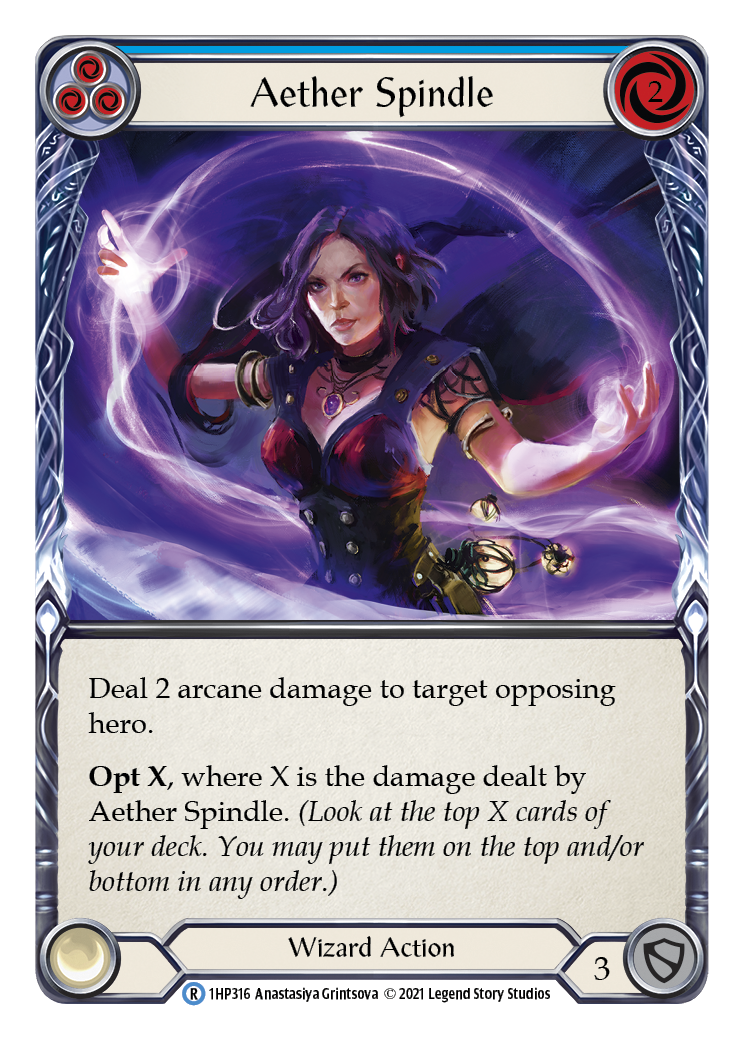 Aether Spindle (Blue) [1HP316] | Good Games North