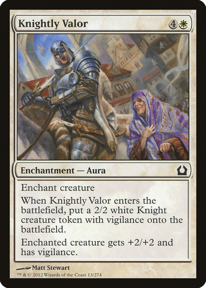Knightly Valor [Return to Ravnica] | Good Games North