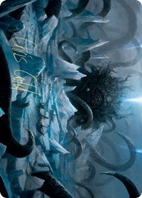 Icebreaker Kraken Art Card (Gold-Stamped Signature) [Kaldheim: Art Series] | Good Games North