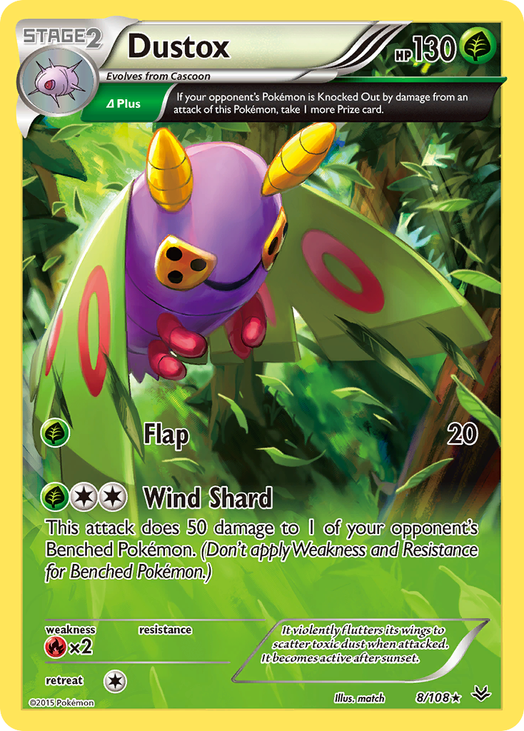 Dustox (8/108) [XY: Roaring Skies] | Good Games North