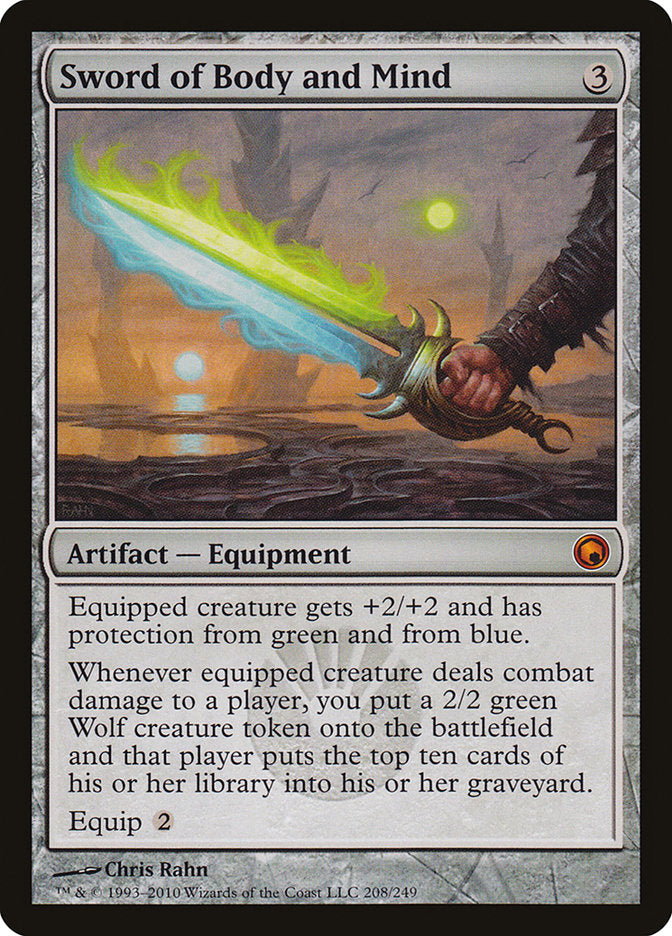 Sword of Body and Mind [Scars of Mirrodin] | Good Games North
