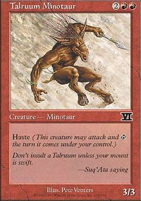 Talruum Minotaur [Classic Sixth Edition] | Good Games North