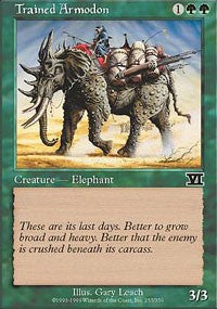 Trained Armodon [Classic Sixth Edition] | Good Games North