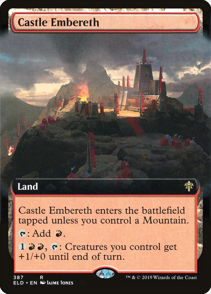 Castle Embereth (Extended Art) [Throne of Eldraine] | Good Games North