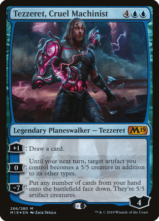 Tezzeret, Cruel Machinist [Core Set 2019] | Good Games North