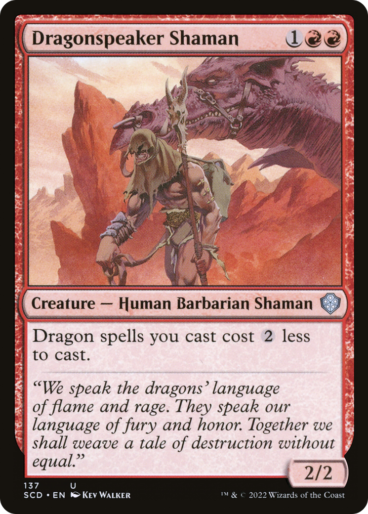 Dragonspeaker Shaman [Starter Commander Decks] | Good Games North