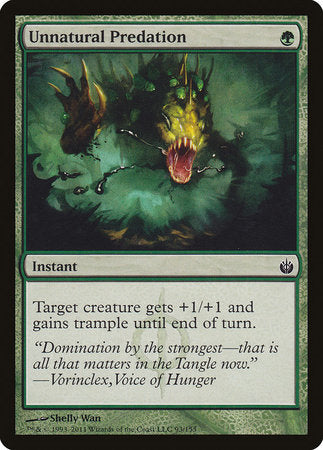 Unnatural Predation [Mirrodin Besieged] | Good Games North