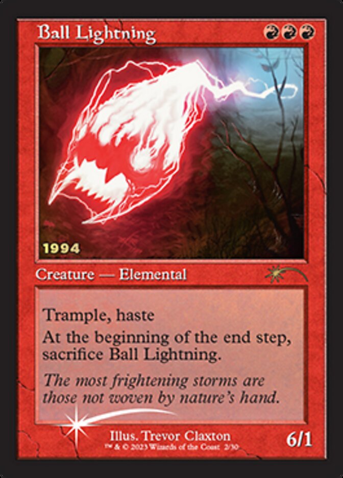Ball Lightning [30th Anniversary Promos] | Good Games North