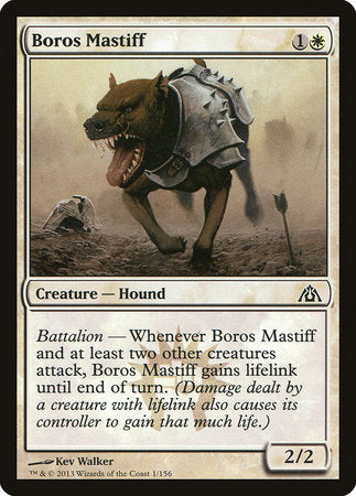 Boros Mastiff [Dragon's Maze] | Good Games North