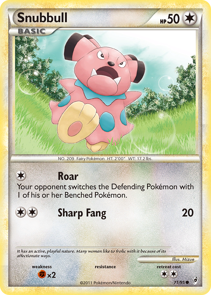 Snubbull (71/95) [HeartGold & SoulSilver: Call of Legends] | Good Games North