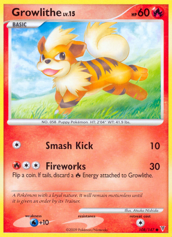 Growlithe (108/147) [Platinum: Supreme Victors] | Good Games North