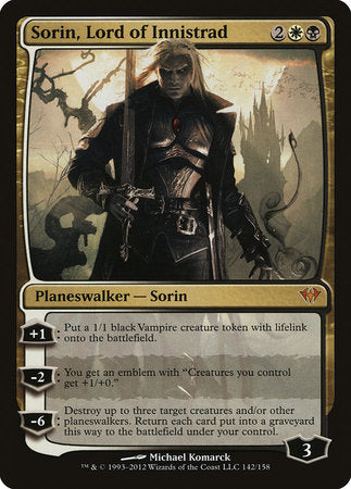 Sorin, Lord of Innistrad [Dark Ascension] | Good Games North