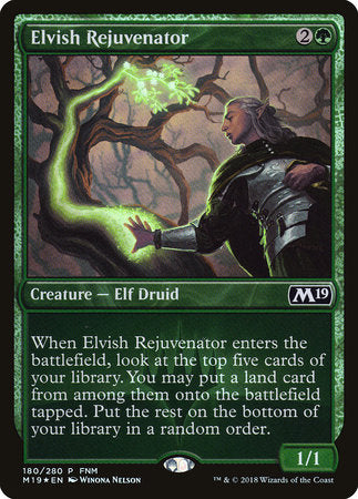 Elvish Rejuvenator [Core Set 2019 Promos] | Good Games North