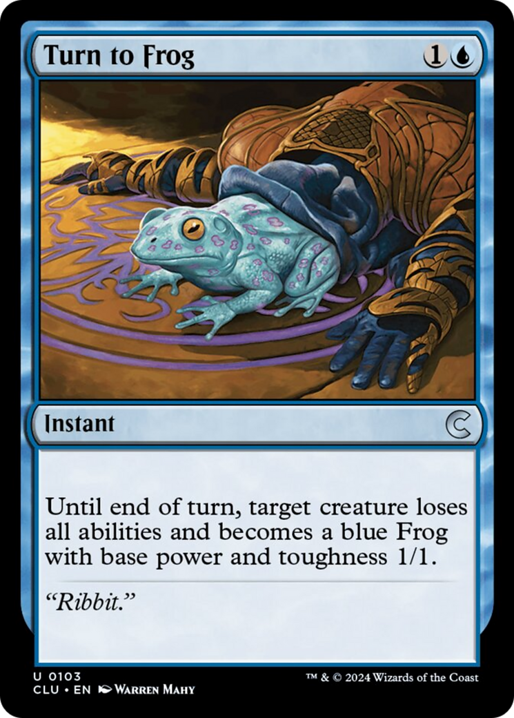 Turn to Frog [Ravnica: Clue Edition] | Good Games North