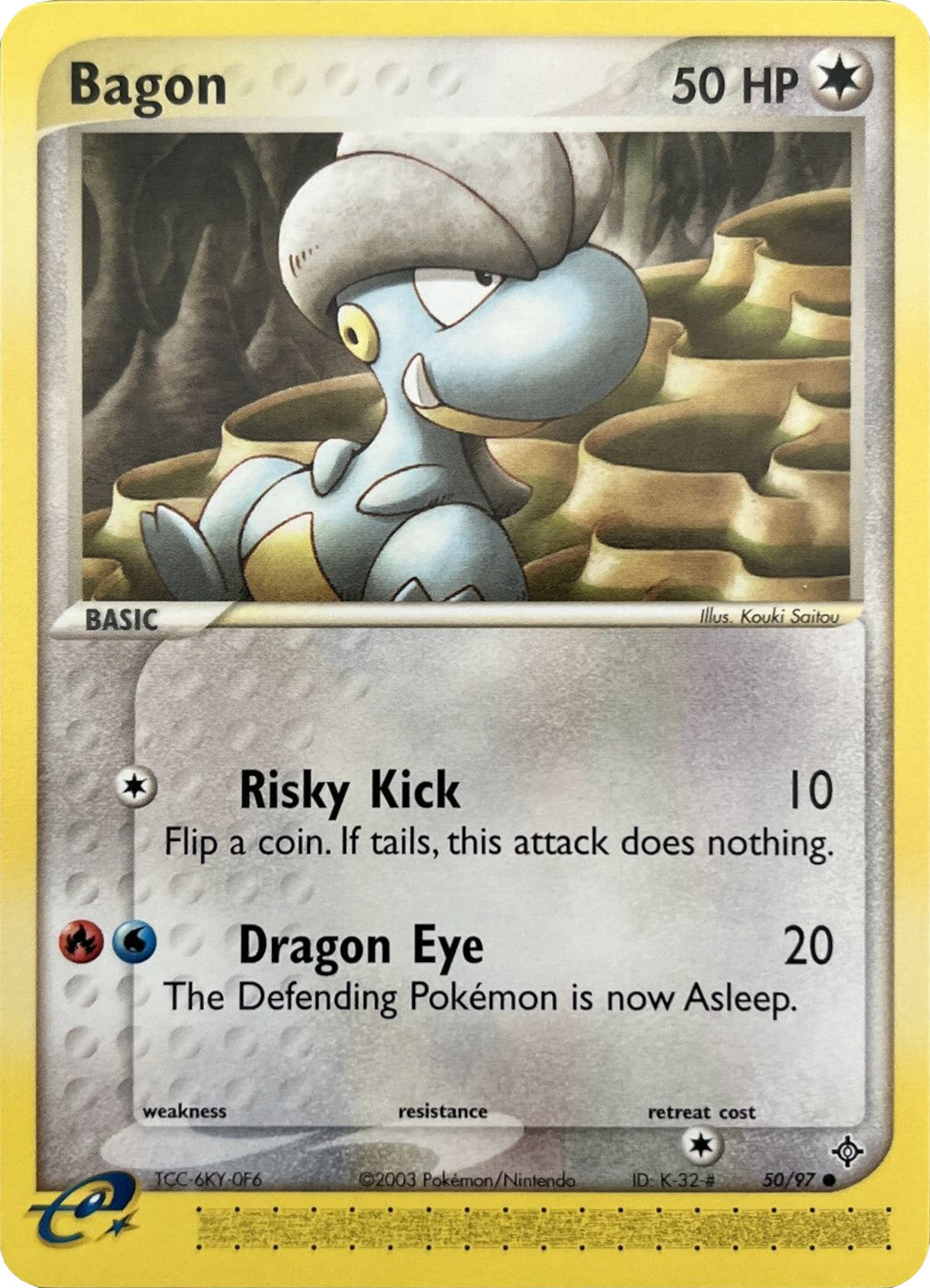 Bagon (50/97) (Nintendo Promos) [EX: Dragon] | Good Games North