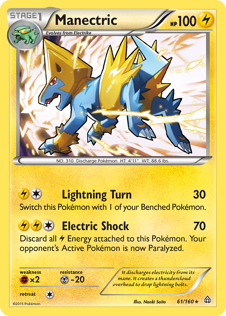 Manectric (61/160) [XY: Primal Clash] | Good Games North