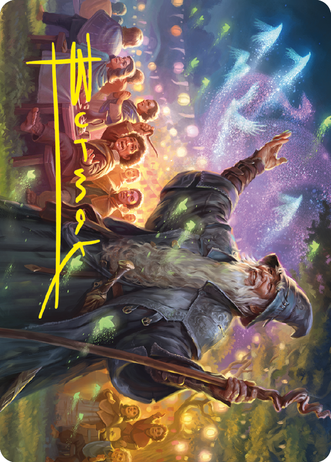 Gandalf, Friend of the Shire Art Card (Gold-Stamped Signature) [The Lord of the Rings: Tales of Middle-earth Art Series] | Good Games North