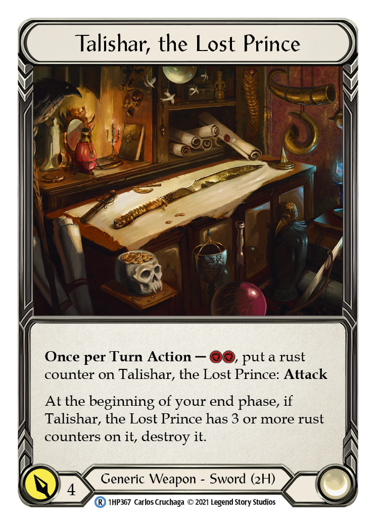 Talishar, the Lost Prince [1HP367] | Good Games North
