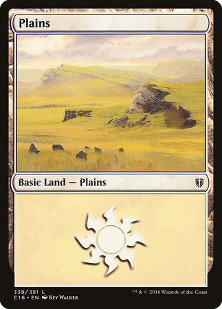 Plains (339) [Commander 2016] | Good Games North