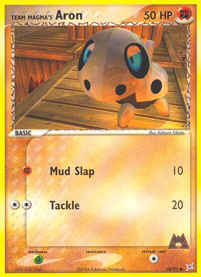 Team Magma's Aron (58/95) [EX: Team Magma vs Team Aqua] | Good Games North