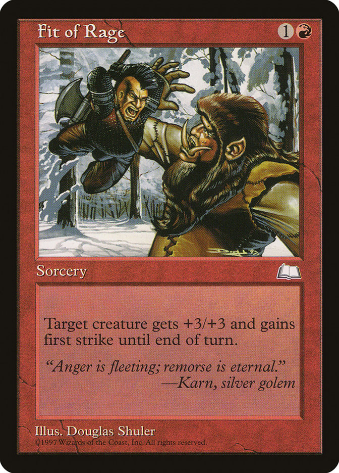 Fit of Rage [Weatherlight] | Good Games North