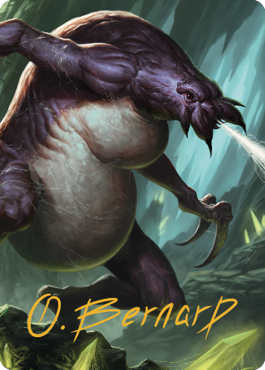 Ettercap Art Card (Gold-Stamped Signature) [Commander Legends: Battle for Baldur's Gate Art Series] | Good Games North