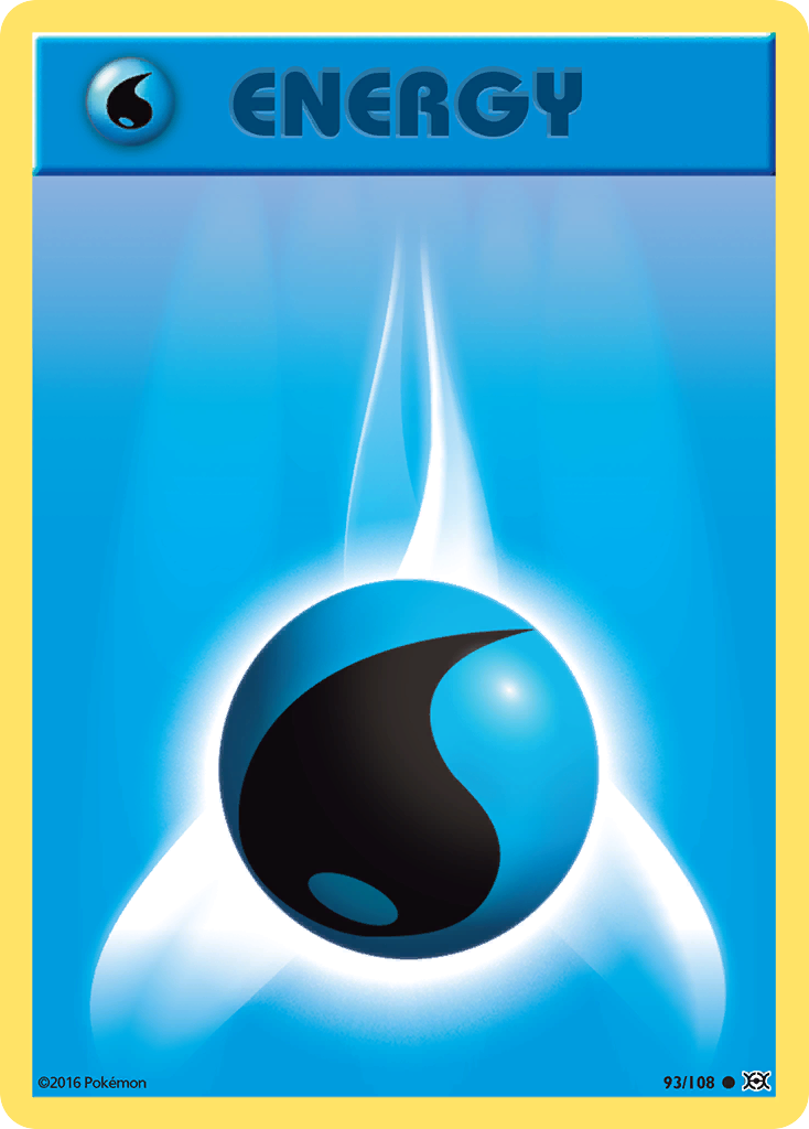 Water Energy (93/108) [XY: Evolutions] | Good Games North