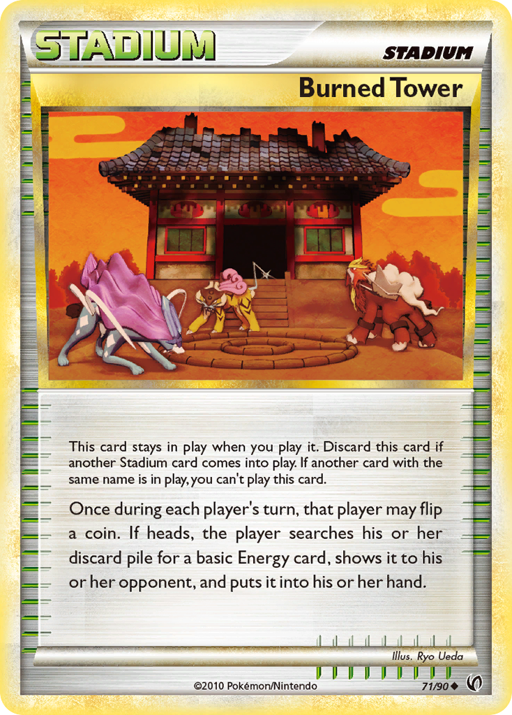 Burned Tower (71/90) [HeartGold & SoulSilver: Undaunted] | Good Games North