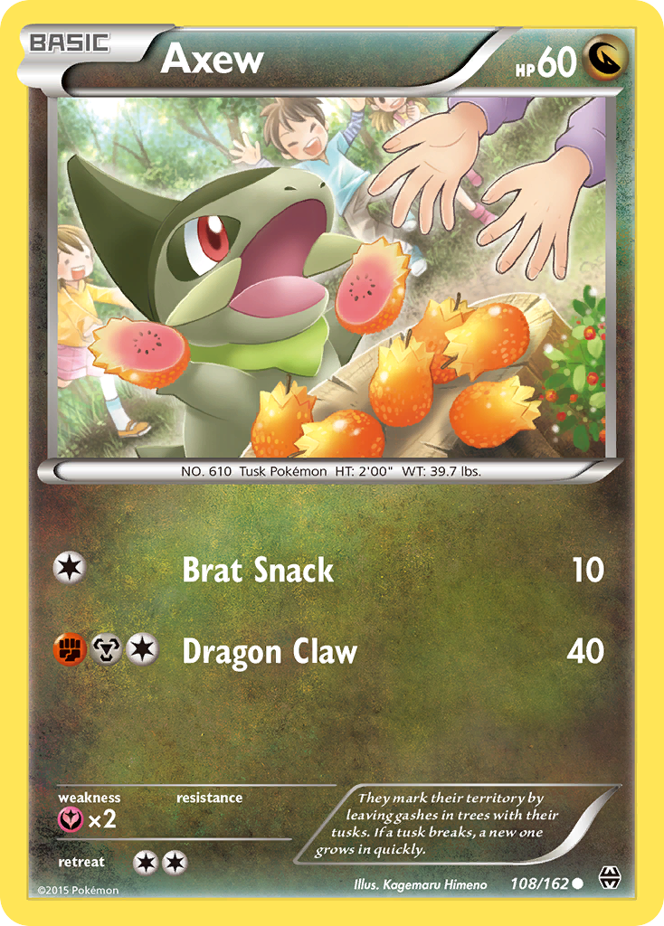 Axew (108/162) [XY: BREAKthrough] | Good Games North
