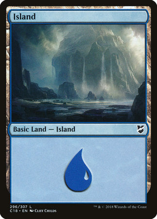 Island (296) [Commander 2018] | Good Games North