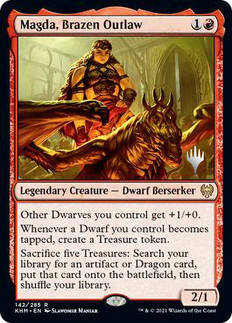 Magda, Brazen Outlaw [Kaldheim Promo Pack] | Good Games North
